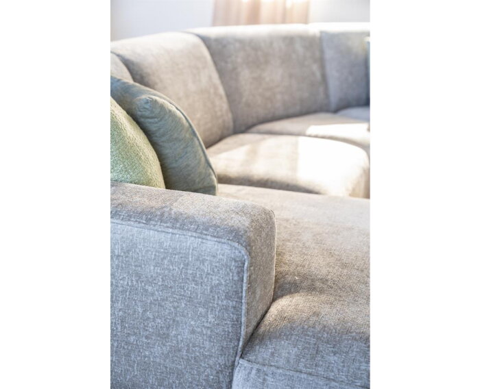 Modulaire Hoekbank Elise – Designbank Hotel Chique - Stof Trenza Taupe - 350x200 cm - SEVN