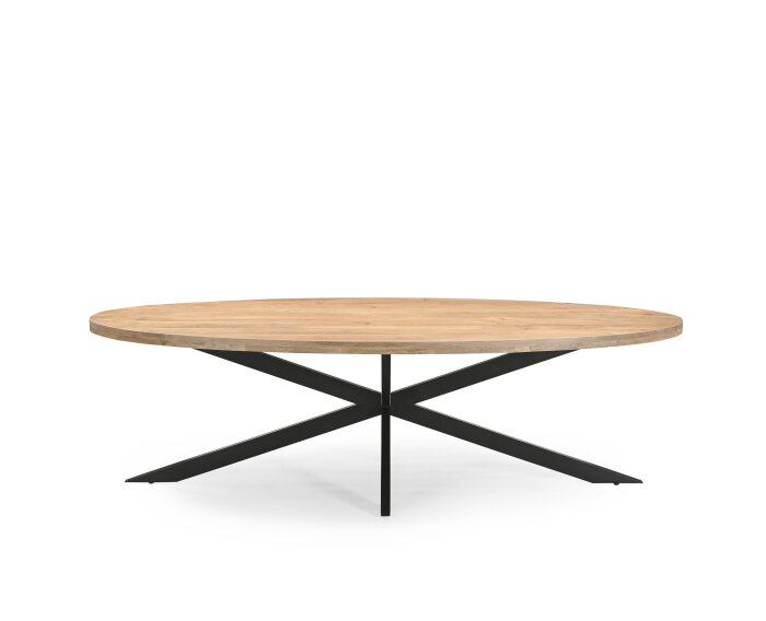 Eetkamertafelblad Ellips 25+25 270