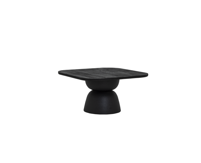 Barza coffeetable 80x80x42 KD black