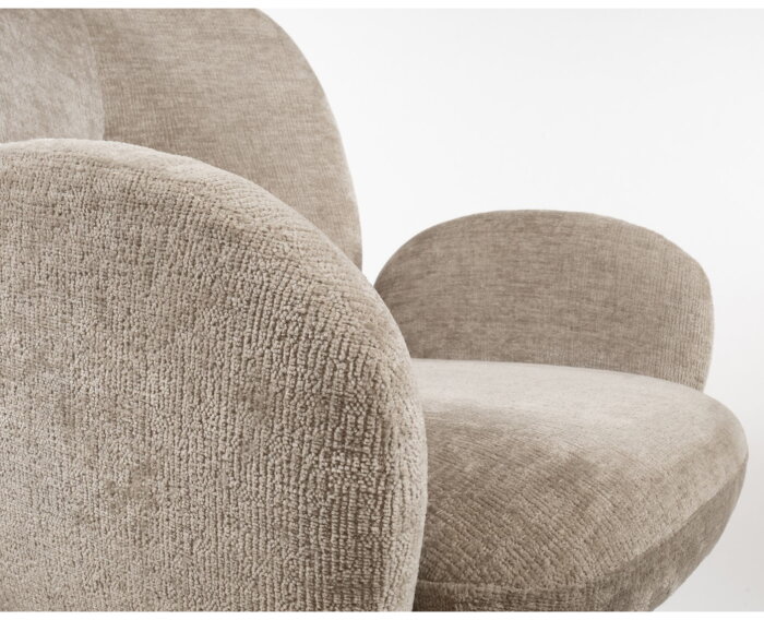 Bobby draaifauteuil 360 - Perfect Harmony - Liver 04 - Unique Collection
