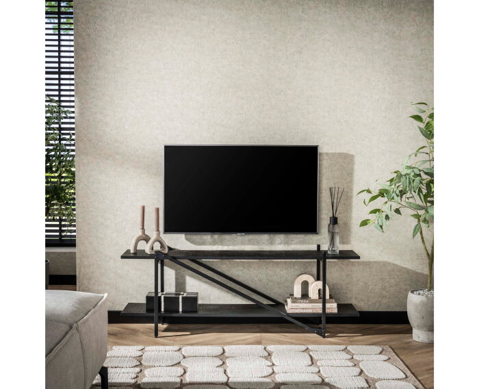 TV-meubel 140cm Piega - Grijs