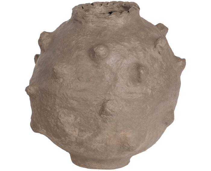 Syros Deco Papier Mache Grijs/bruin - BePureHome