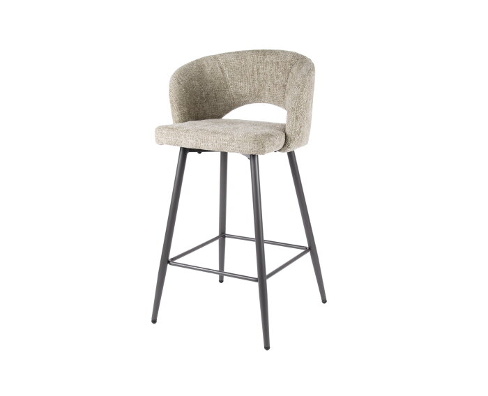 Barstoel boucle salon. VPE2 - Tissee cargo zandkleur