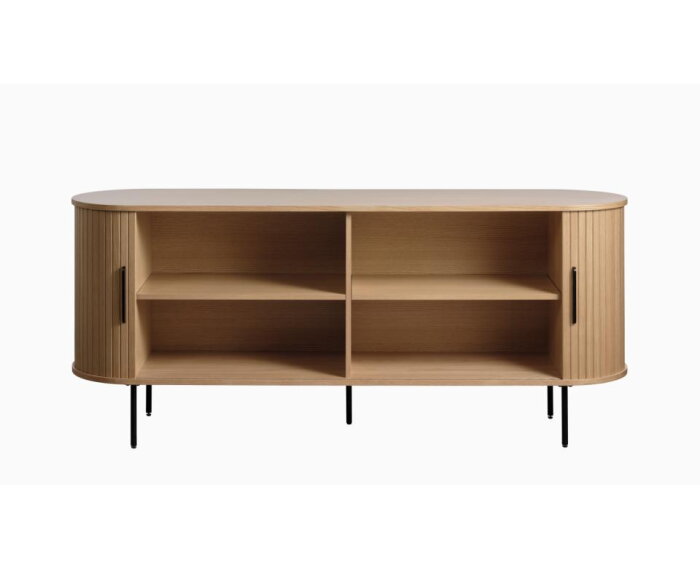 Dressoir Nola - eikenfineer naturel - 180x45x76 cm
