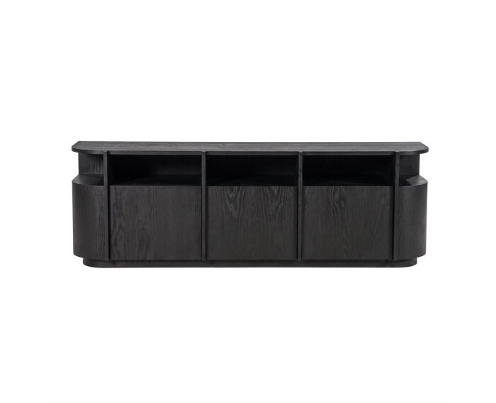 TV meubel Oslo 182x42cm - zwart | Eleonora