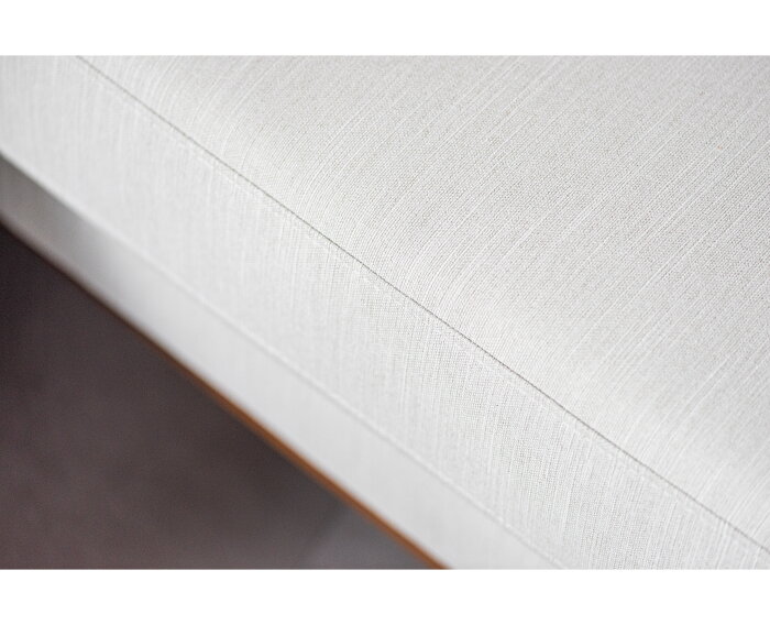 U-bank Borneo rechts Melva beige 3-zits met hoek en ottomaan 290 x 202 cm