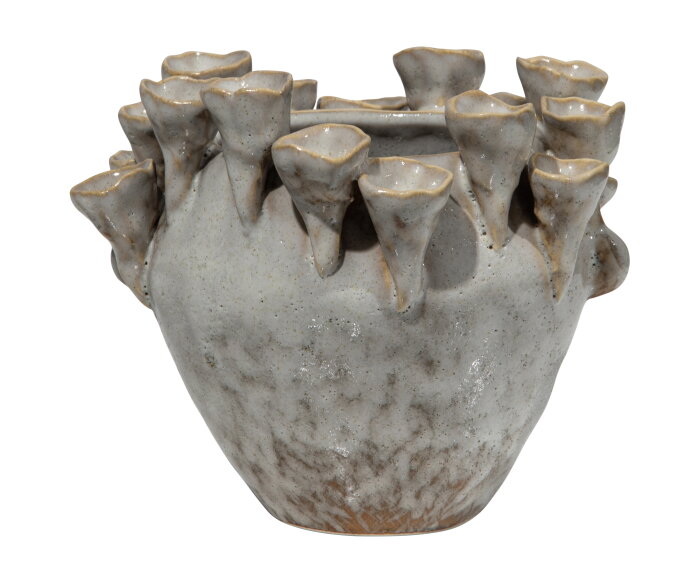 Pipe Coral Vaas Keramiek Naturel Mix - BePureHome