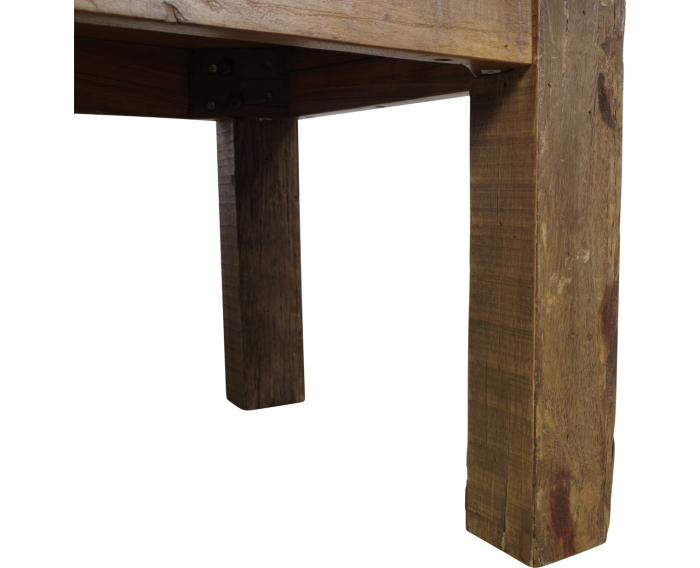 Salontafel Brent gerecycled hout naturel - 130 x 65 x 45 cm