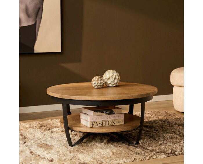 Salontafel Paras | 70 cm | Licht mango