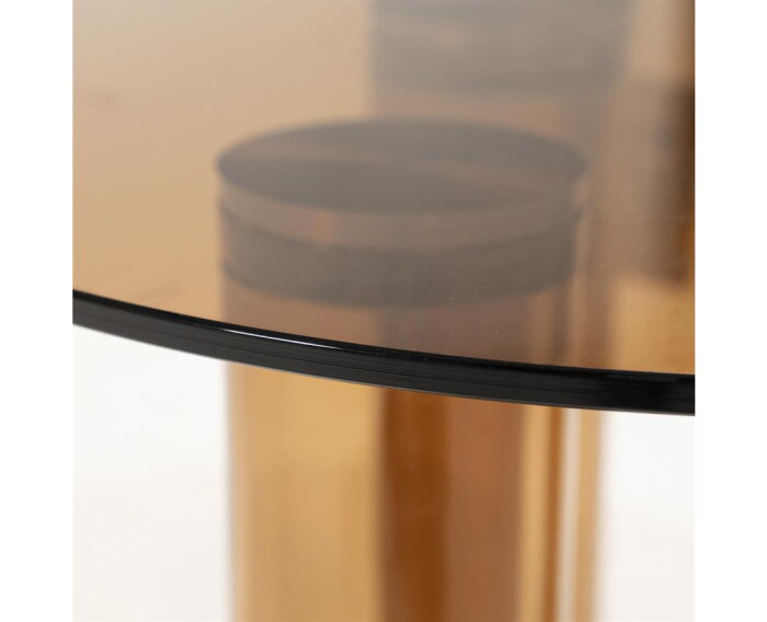 Side table Aero 50x50cm - bruin | BY-BOO