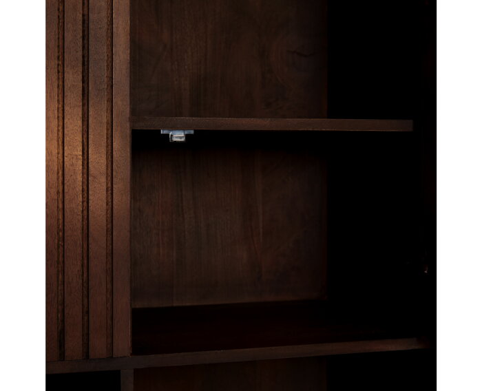 Vakkenkast Madison XL  Bruin Mangohout 135 cm