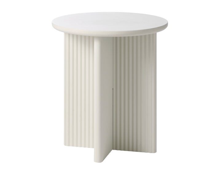 Bijzettafel Palma rond 50 cm - Greige