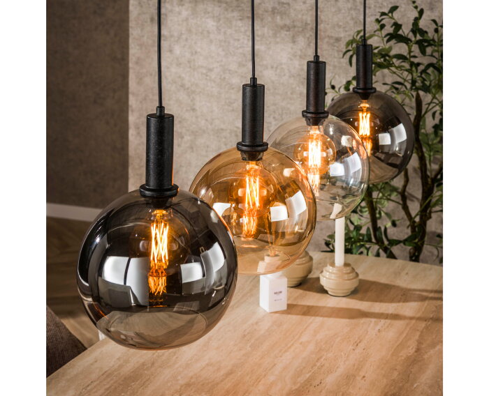 Hanglamp 4L tricolore Sfera - Artic zwart