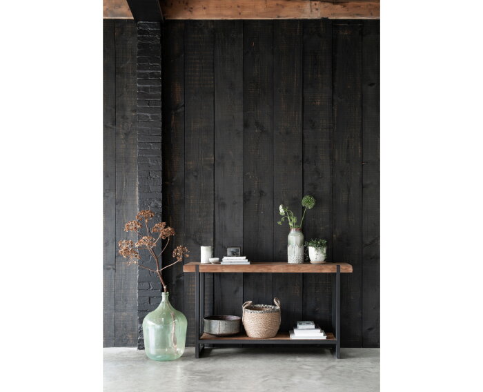 Timeless wandtafel Beam teakhout 140 cm