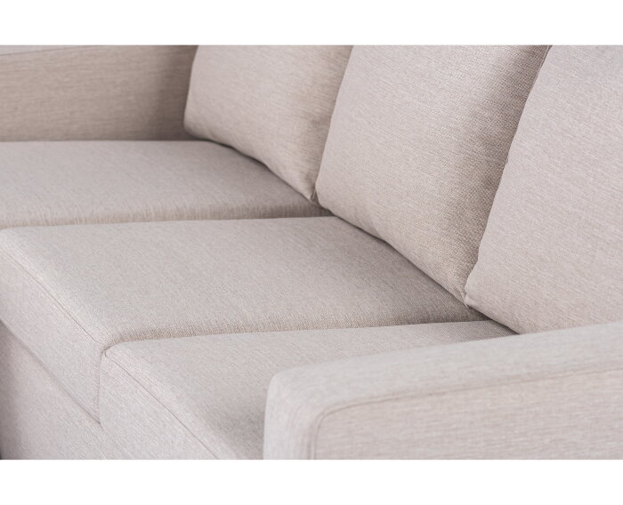 By-Olaf Hoekbank Eleven met Chaise Longue - stof Inari Beige - links of rechts – 215x143 cm