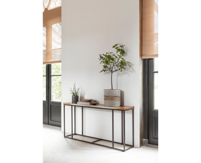 Console table Flare No.2 (Knock Down),75x150x35 cm, suar wood