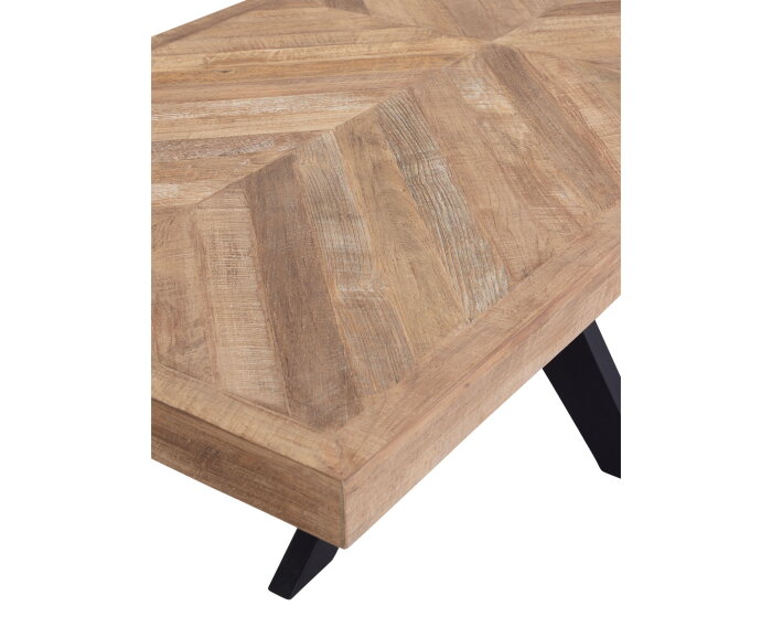 Masterpiece eettafel Einstein teakhout visgraat 220x100 cm