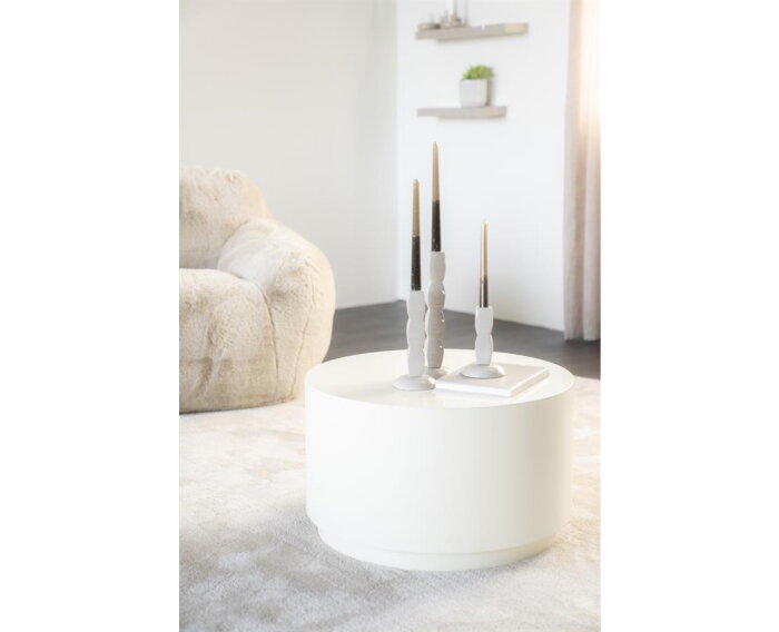 Coffee table Mesita 60x60cm - beige | BY-BOO