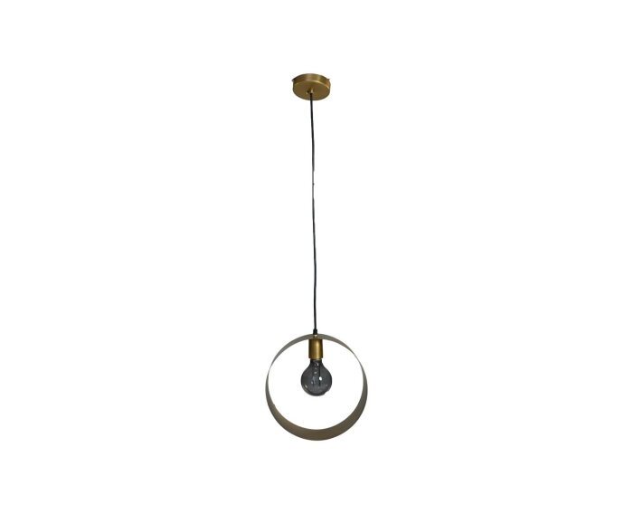 Hanglamp Rond -  ø30x10 - Goud - Metaal