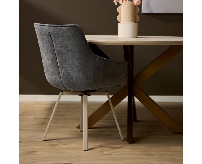 Eetkamerstoel Mees | Antraciet