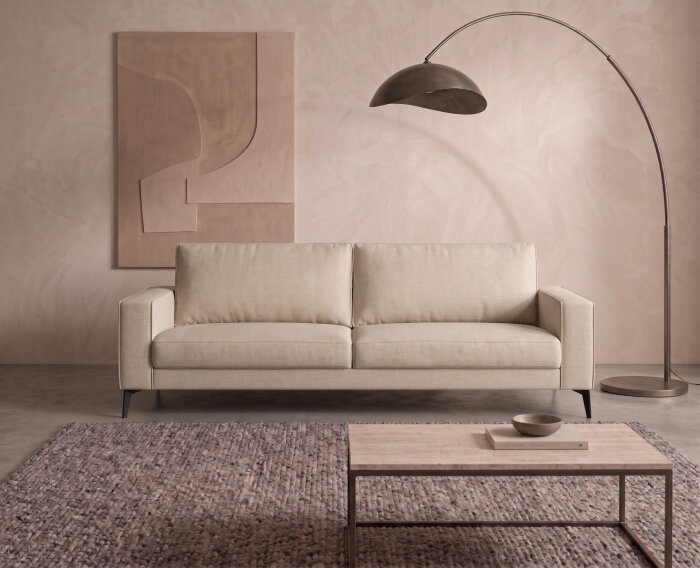 2-zitsbank Laren - Holms Beige - 154&times;90&times;88 cm.