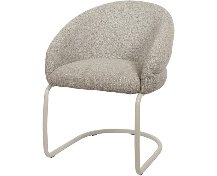 Taylor - armstoel - beige onderstel - Puente - Stone 09 - Star Collection