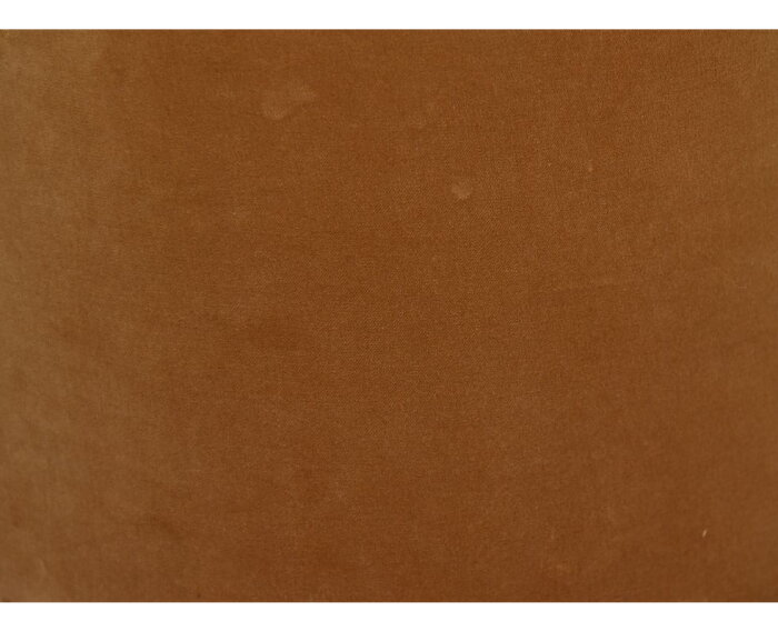 Ronde lampenkap - ø32x20 - Beige/goud - Velours