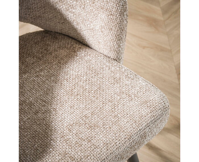 Fauteuil Aiko Japandi - Tissee cargo Zand - 62x67x71 cm