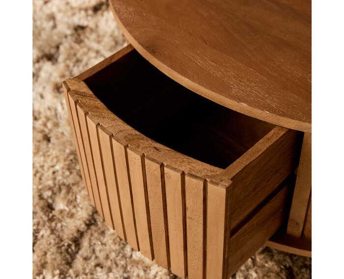 Salontafel Madison Natural | 80 cm | Rond
