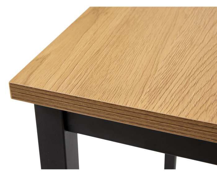 Bartafel Cesura rechthoekig eiken melamine 120x60x105 cm