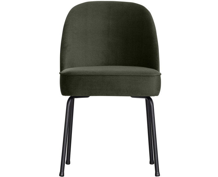 Vogue Eetkamerstoel Fluweel Dark Green - BePureHome