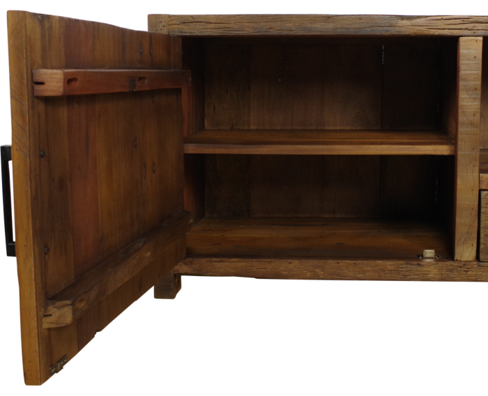 TV-meubel Brent gerecycled hout naturel - 120 x 40 x 55 cm