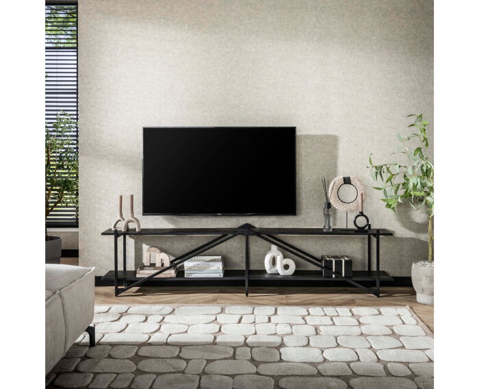 TV-meubel 220cm XL Piega - Grijs