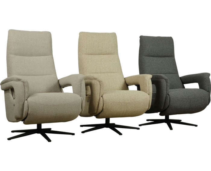 Elektrische relaxfauteuil Tess Rhythm Liver 10 met 2 motoren en accu