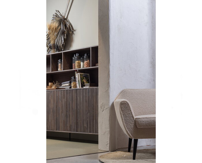 New Gravure Wandkast Essen Fineer Espresso [fsc] - WOOOD Exclusive