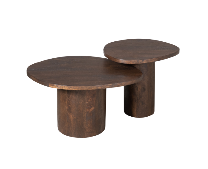 Salontafel Mirre | Brown | Set van 2