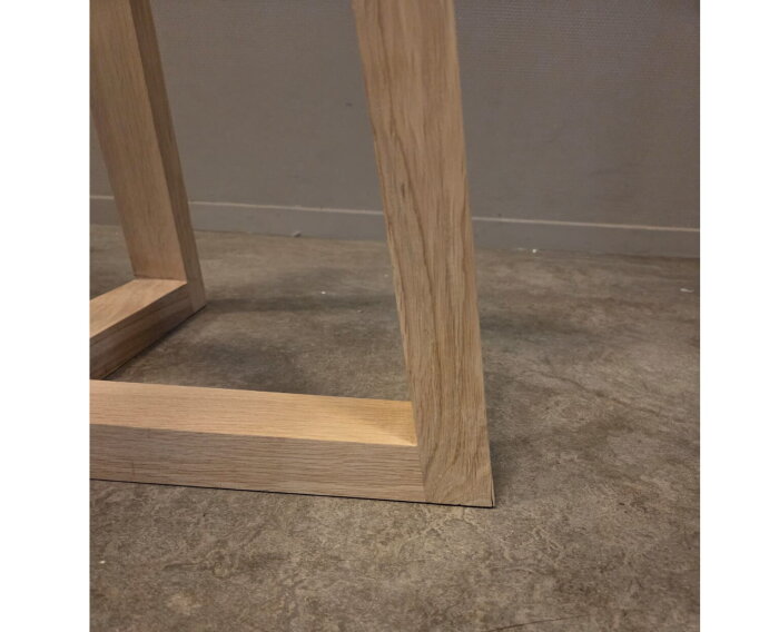 Onderstel Cleo eikenhout - 70x70x72 cm - Naturel