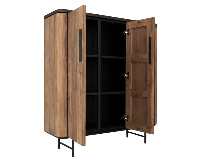 DTP home Soho bergkast laag teakhout 120x40x130 cm