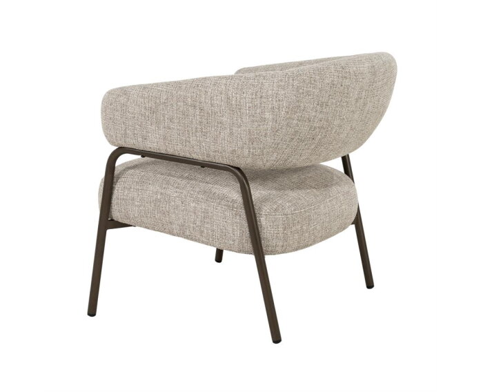 Fauteuil Fabrice - taupe | Eleonora