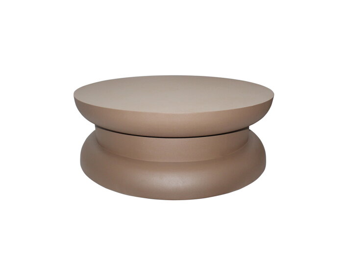 Parma salontafel, &Oslash;85, H30, Brown - Formaggio Collection
