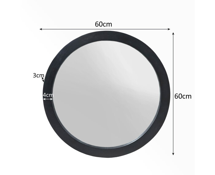 Spiegel Dide | 40 cm | Black