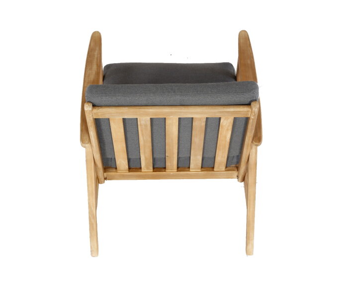 NARVIK LOUNGE SET - LIGHT TEAK LOOK / ROYAL ANTHRACITE