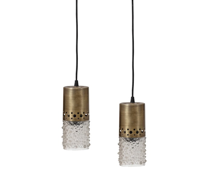 Sprinkle Hanglamp Glas Antique Brass - BePureHome
