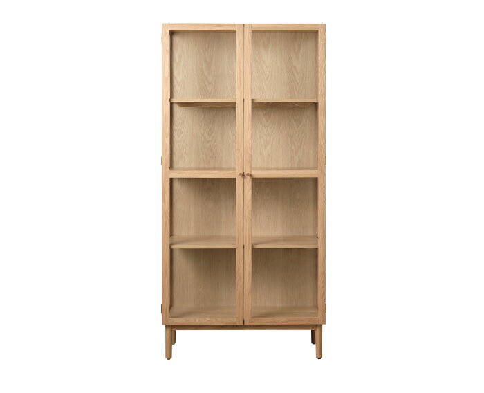 Vitrinekast Elba Eiken 90X190 cm - Naturel