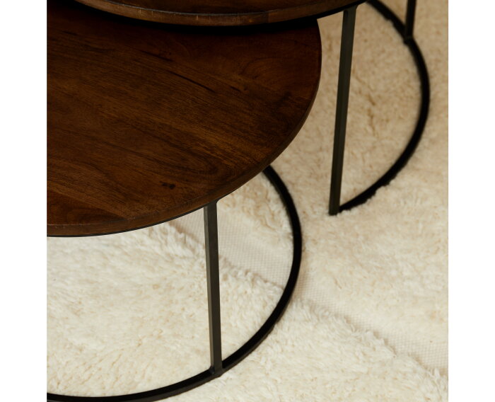 Salontafel Madison Brown | 70 cm | set van 2