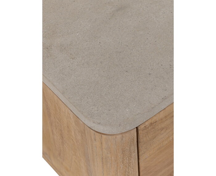 Nova tv meubel small  travertin top