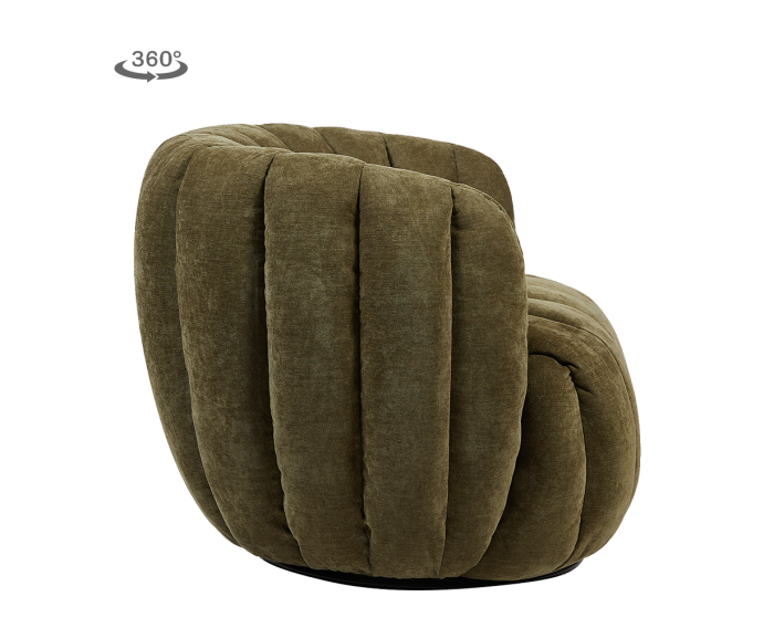 Verdi coffeechair swivel 360&deg; - Maloy 77 moss