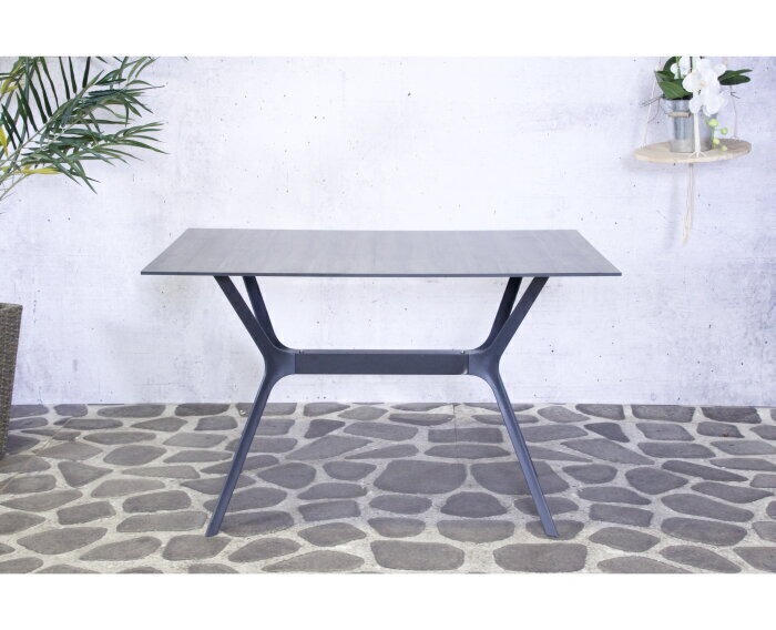Jasper PP Table 120x 80 cm Antracit