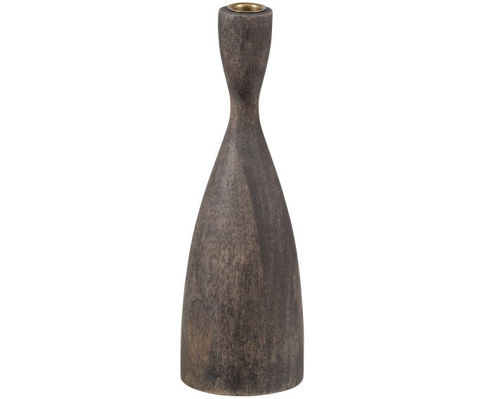 Rosa Kandelaar Hout Bruin 28cm - WOOOD Exclusive
