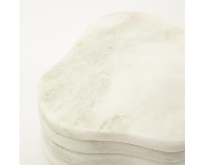 Coaster Verde (set of 4) 11x6cm - groen | BY-BOO